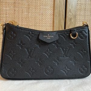Louis Vuitton Black Easy Pouch On Strap